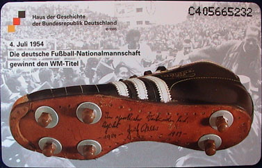 FCK-Cellcards/FCK-PhoneCard-95-Haus-der-Geschichte-Fritz-Walter-Shoe-front.jpg