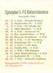 FCK-Docs-Programme-1963-70/Spielplan-1964-Vorrunde.jpg