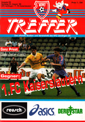 Waldhof Mannheim Programm 1996/97 FC Gütersloh 